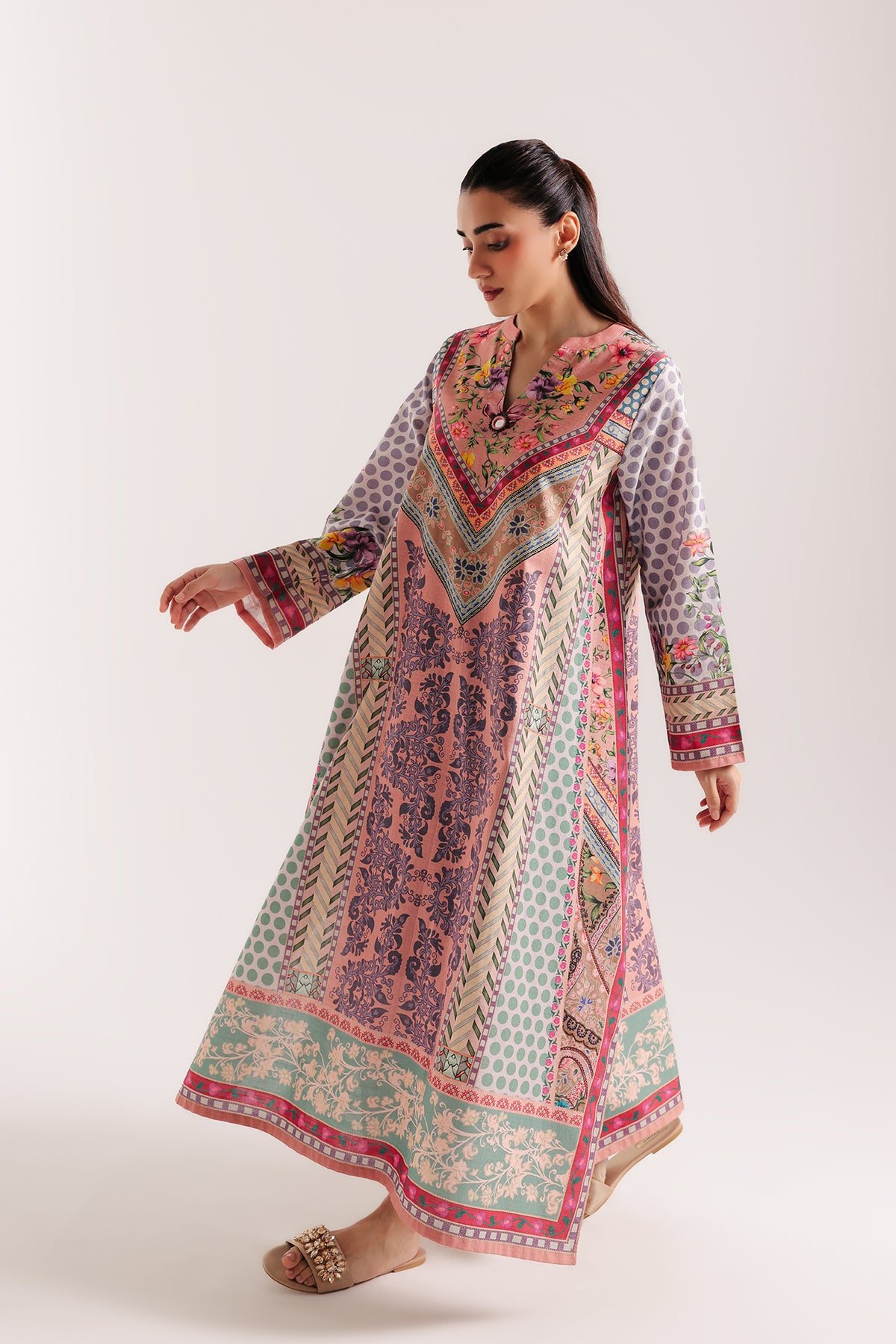 PRINTED KAFTAN (E9867-102-327)