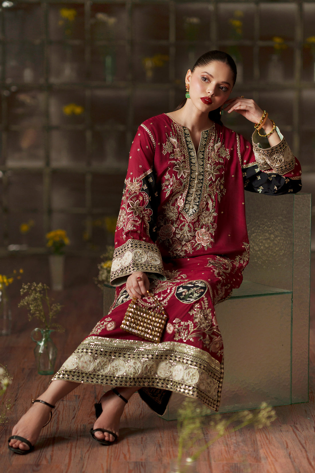 ethnic pakistani dresses | Dress From Pk CHEST 36 INCHES MEDIUM Ethnic Indian Salwar Kameez Designer