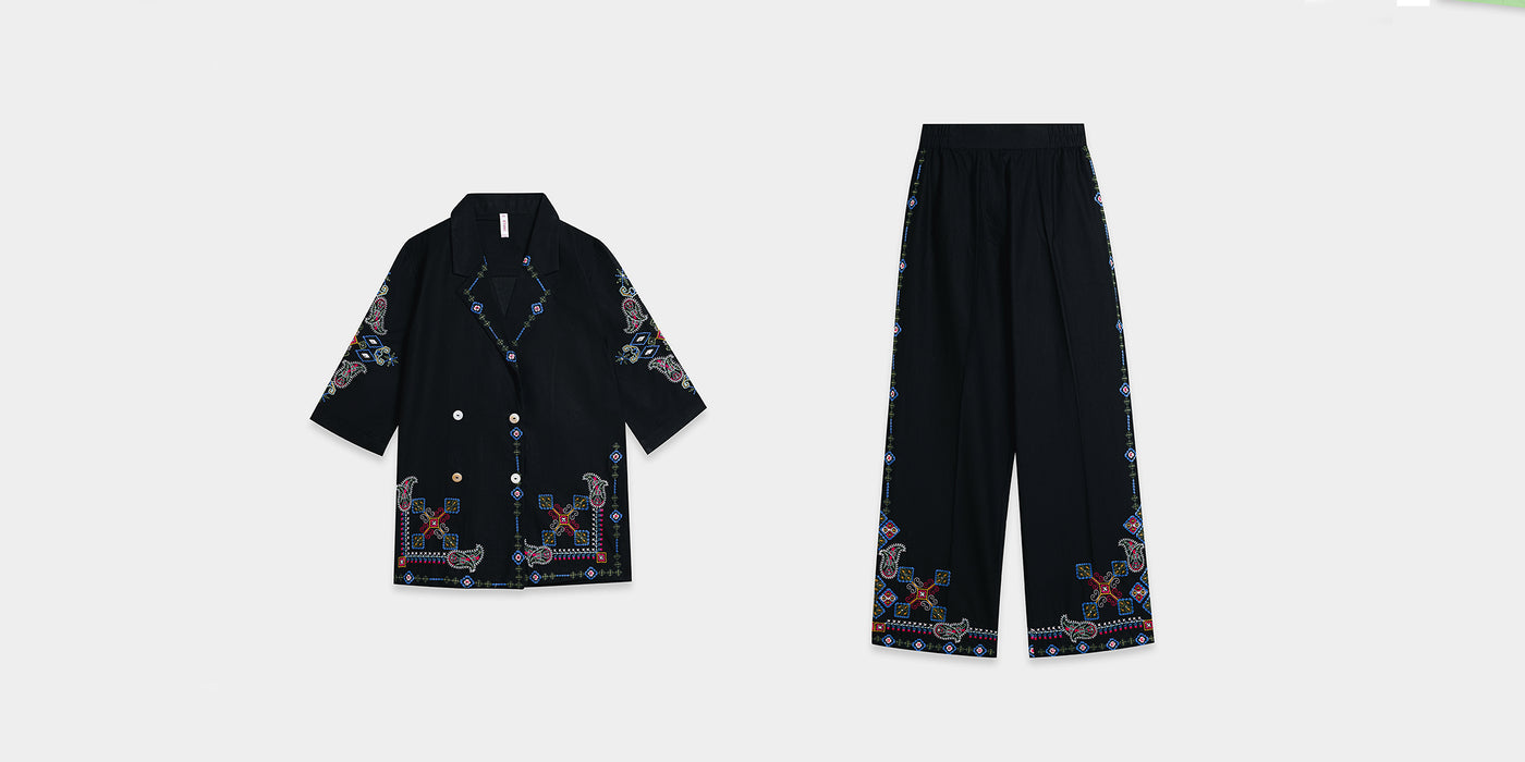 EMBROIDERED SUIT (S2E0501/119/902)
