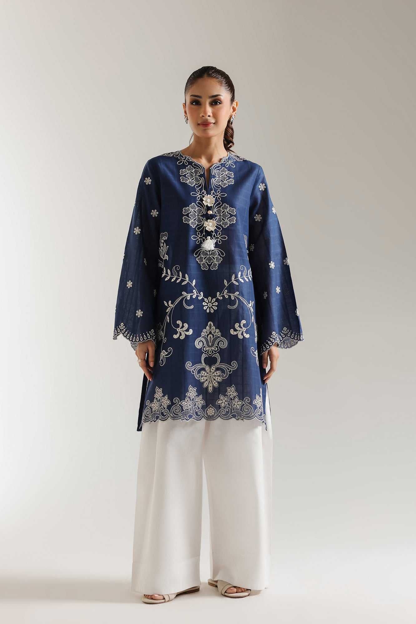 EMBROIDERED SHIRT (S6E6385/102/603)
