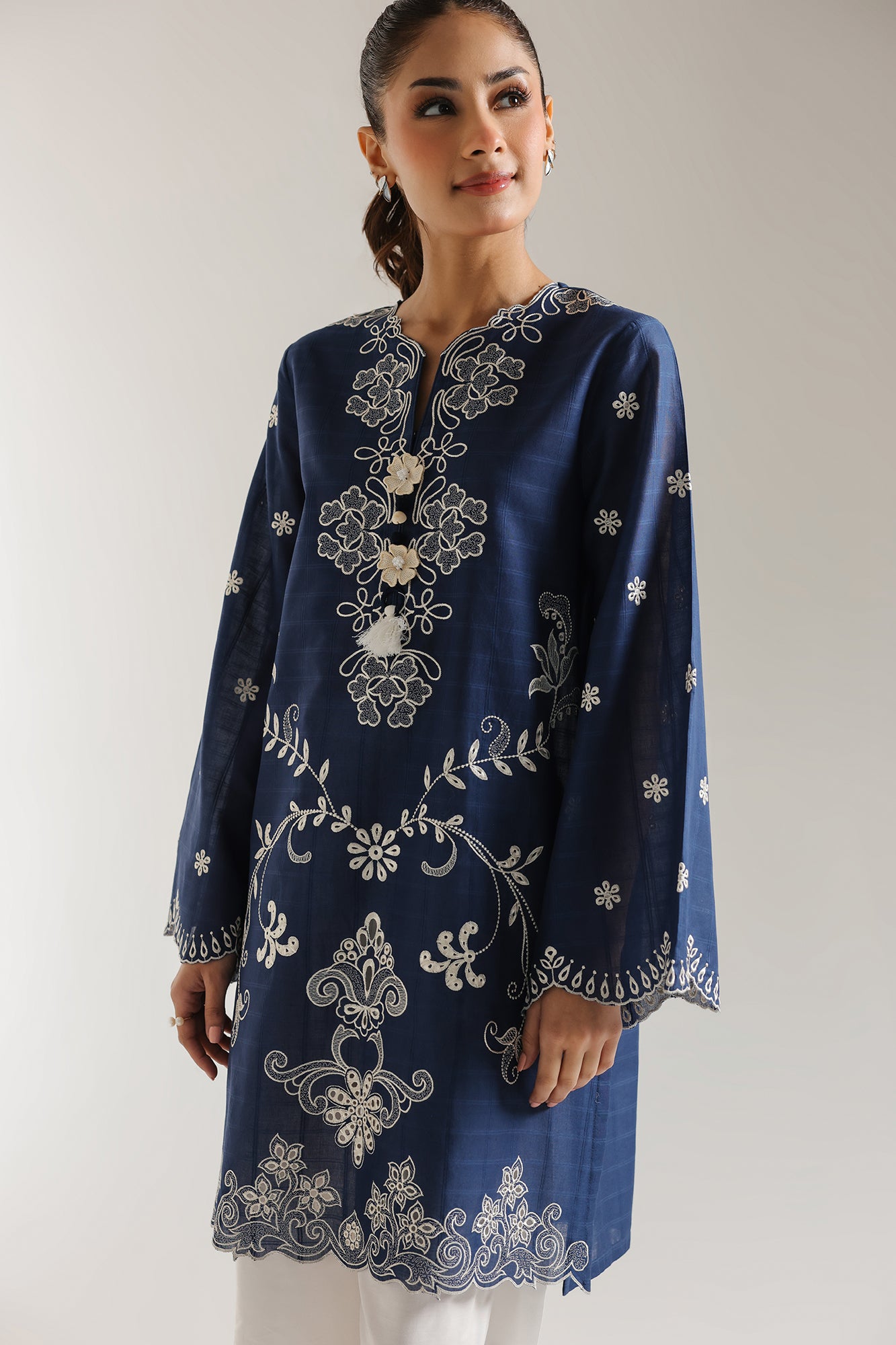 EMBROIDERED SHIRT (S6E6385/102/603)
