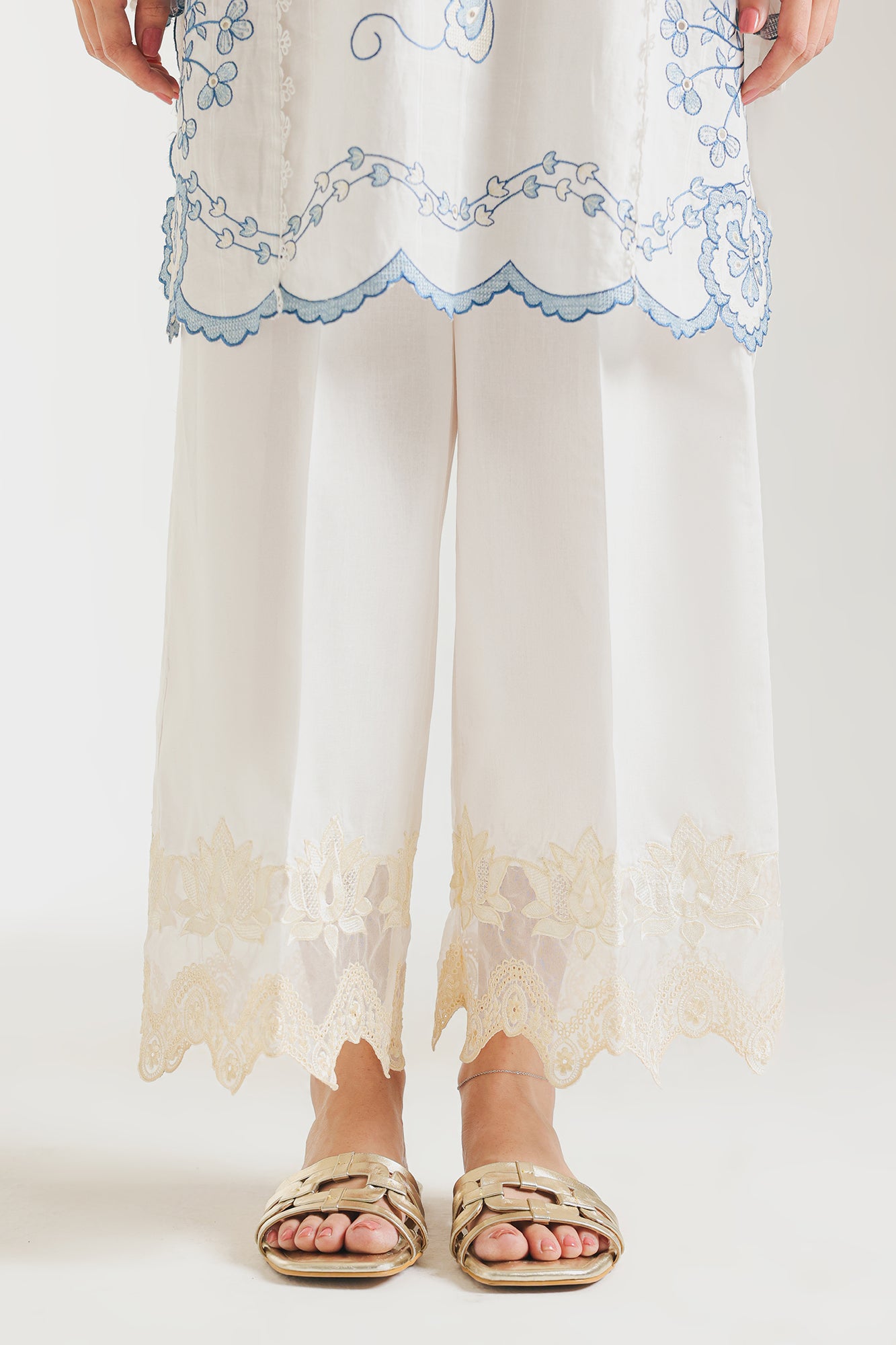 EMBROIDERED TROUSER (S6E6490/102/001)