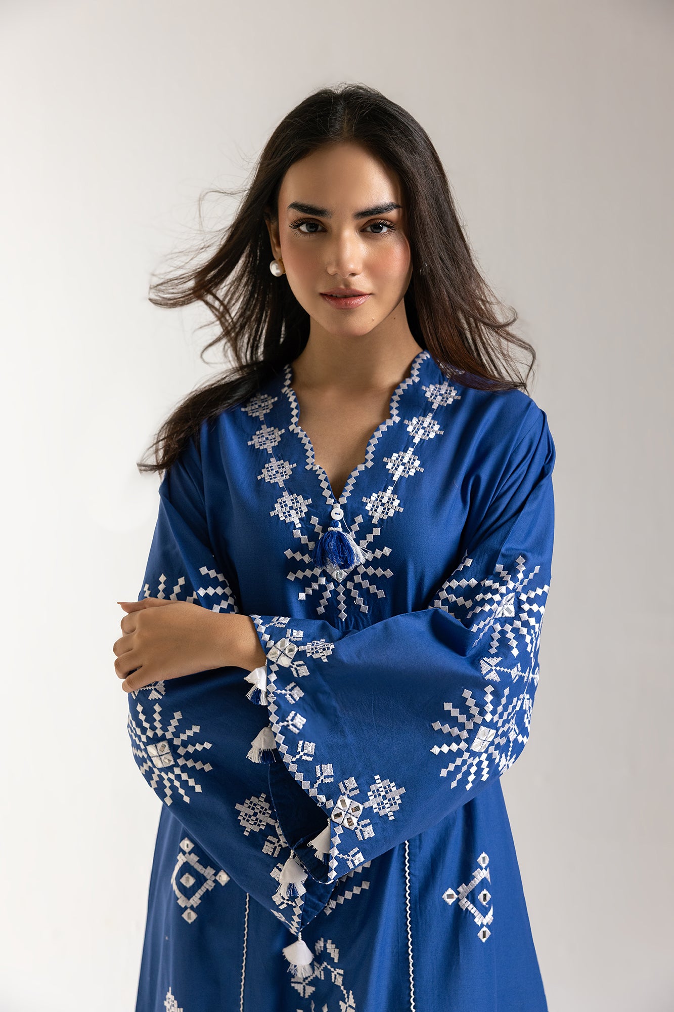 EMBROIDERED SHIRT (S7E6495/102/629)