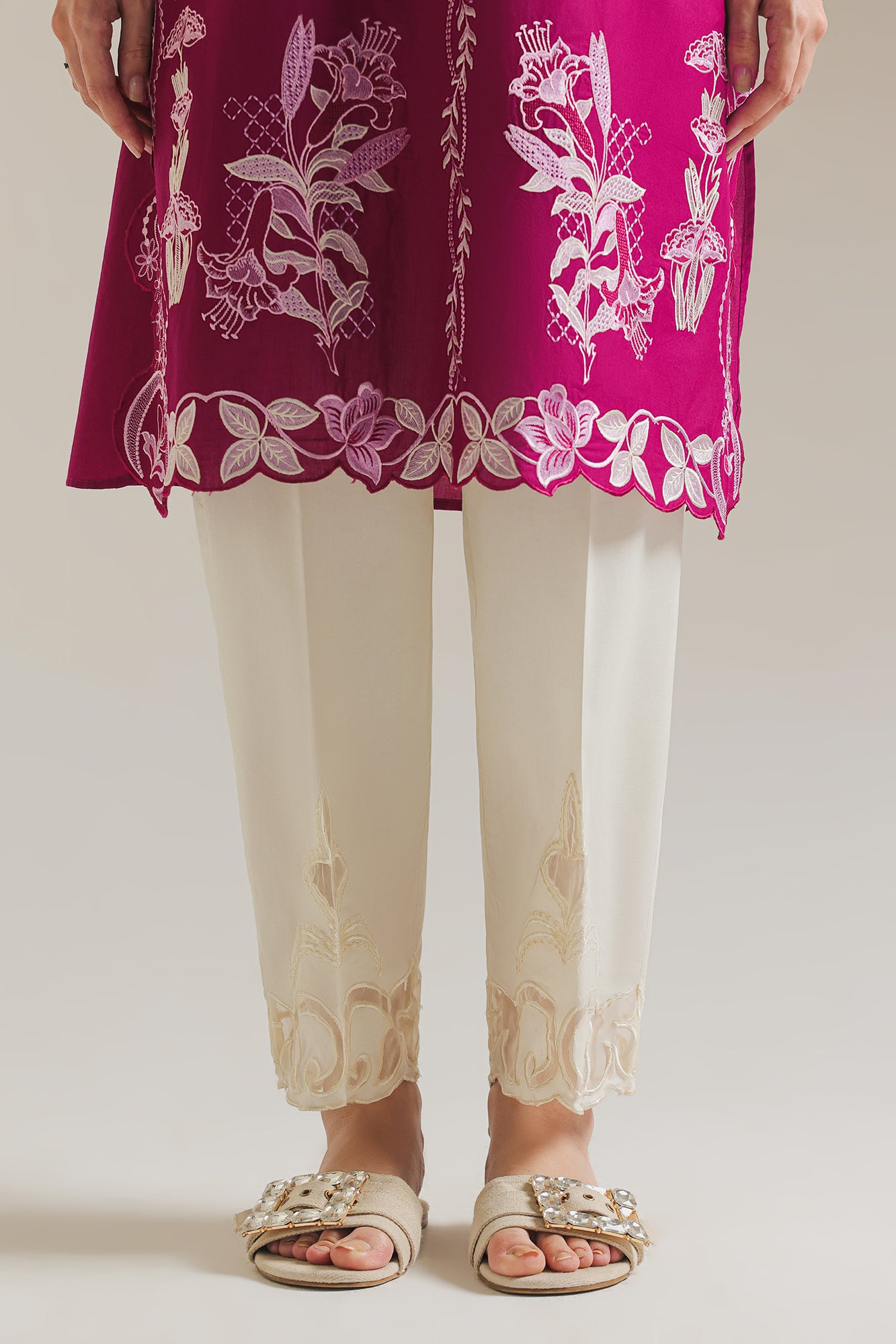 EMBROIDERED TROUSER (S8E6497/102/002)