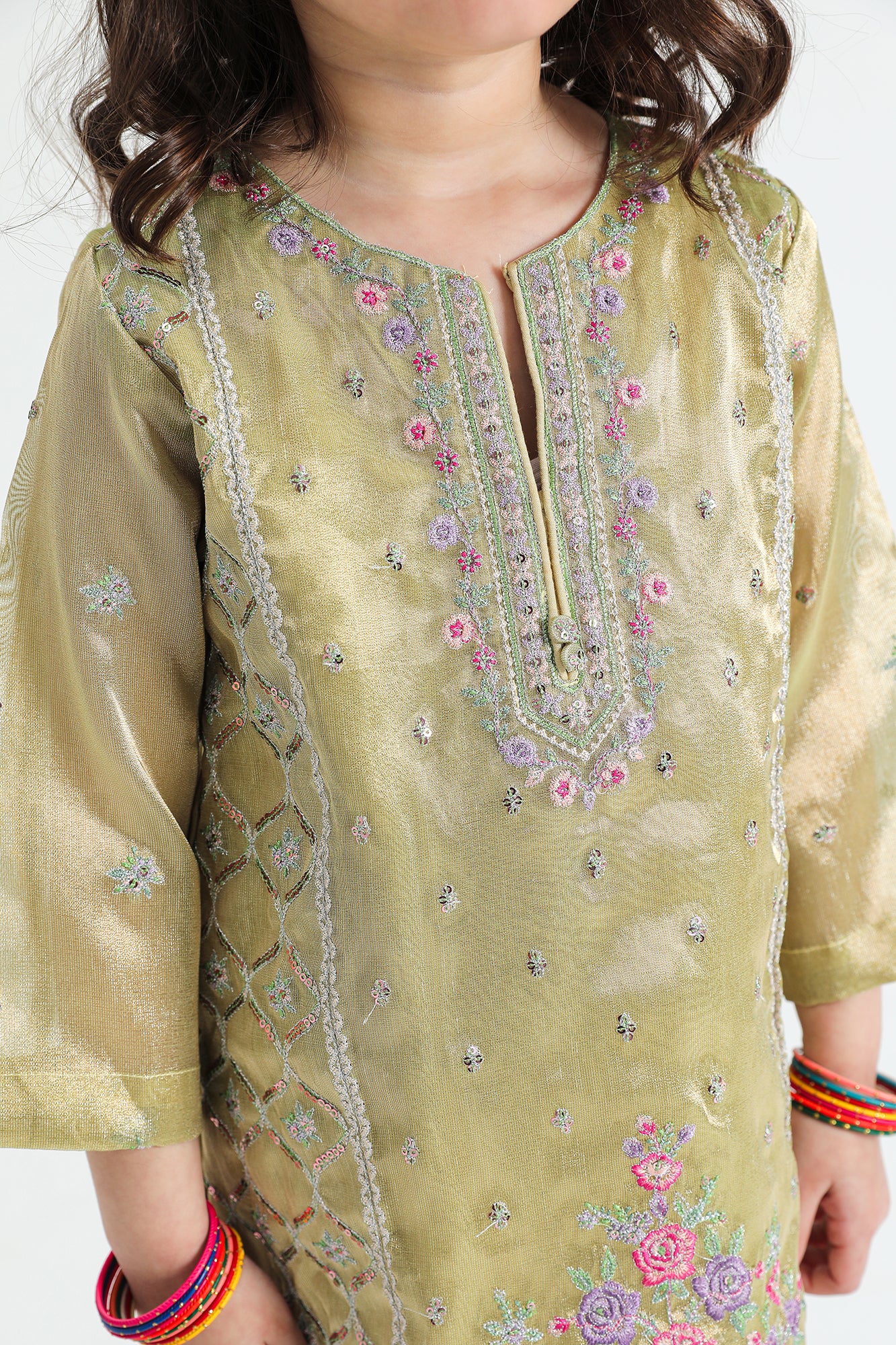 EMBROIDERED SUIT (E0173/404/124 E0173/304/124)