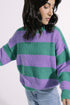 STRIPED KNIT SWEATER (E0537/108/510)