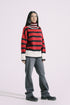 TURTLE NECK STRIPED SWEATER (E0558/108/306)