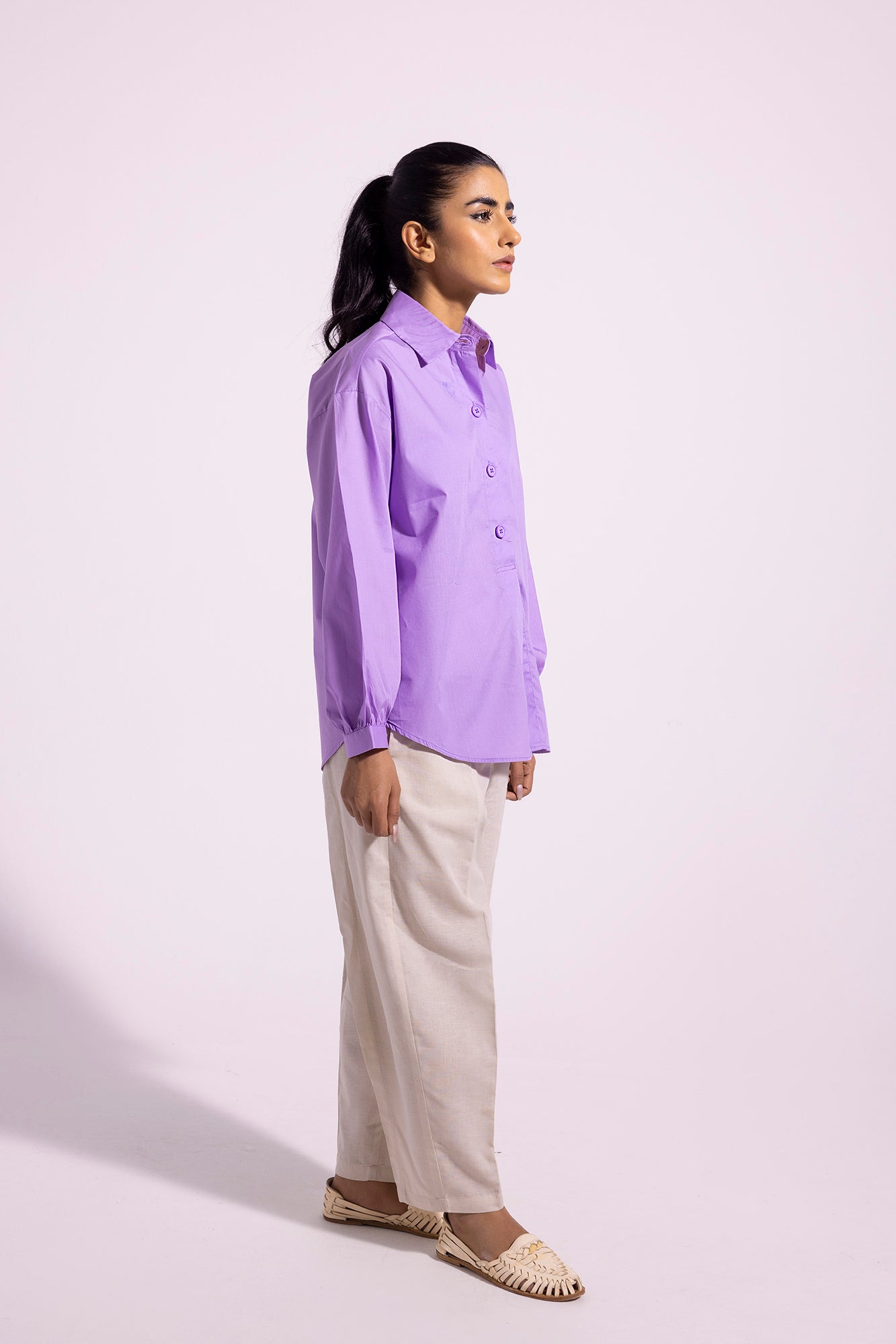 SOLID COLLAR NECK SHIRT (E0821/108/511)